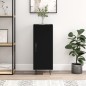 vidaXL Sideboard Schwarz 34,5x34x90 cm Holzwerkstoff vidaXL Sideboard Schwarz 34,5x34x90 cm Holzwerkstoff