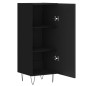 vidaXL Sideboard Schwarz 34,5x34x90 cm Holzwerkstoff vidaXL Sideboard Schwarz 34,5x34x90 cm Holzwerkstoff
