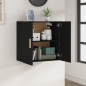vidaXL Wandschrank Schwarz 60x30x60 cm Holzwerkstoff vidaXL Wandschrank Schwarz 60x30x60 cm Holzwerkstoff