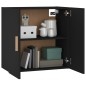 vidaXL Wandschrank Schwarz 60x30x60 cm Holzwerkstoff vidaXL Wandschrank Schwarz 60x30x60 cm Holzwerkstoff