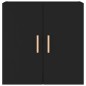 vidaXL Wandschrank Schwarz 60x30x60 cm Holzwerkstoff vidaXL Wandschrank Schwarz 60x30x60 cm Holzwerkstoff