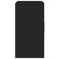 vidaXL Wandschrank Schwarz 60x30x60 cm Holzwerkstoff vidaXL Wandschrank Schwarz 60x30x60 cm Holzwerkstoff