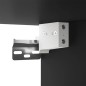 vidaXL Wandschrank Schwarz 60x30x60 cm Holzwerkstoff vidaXL Wandschrank Schwarz 60x30x60 cm Holzwerkstoff