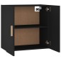 vidaXL Wandschrank Schwarz 60x30x60 cm Holzwerkstoff vidaXL Wandschrank Schwarz 60x30x60 cm Holzwerkstoff