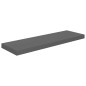 vidaXL Schwebende Wandregale 2 Stk. Hochglanz-Grau 80x23,5x3,8cm MDF vidaXL Schwebende Wandregale 2 Stk. Hochglanz-Grau 80x23,5x3,8cm MDF