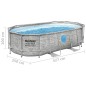 Bestway Power Steel Swimmingpool-Set 427x250x100 cm Bestway Power Steel Swimmingpool-Set 427x250x100 cm