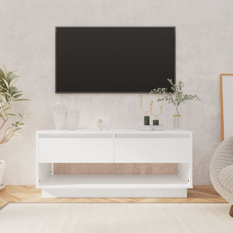 vidaXL TV-Schrank Weiß 102x41x44 cm Holzwerkstoff vidaXL TV-Schrank Weiß 102x41x44 cm Holzwerkstoff