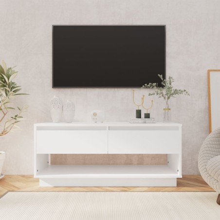 vidaXL TV-Schrank Weiß 102x41x44 cm Holzwerkstoff