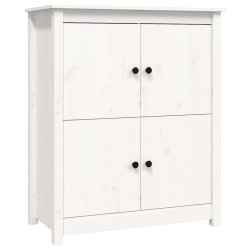 vidaXL Sideboard Weiß 83x41,5x100 cm Massivholz Kiefer