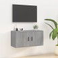 vidaXL TV-Wandschrank Grau Sonoma 80x34,5x40 cm vidaXL TV-Wandschrank Grau Sonoma 80x34,5x40 cm
