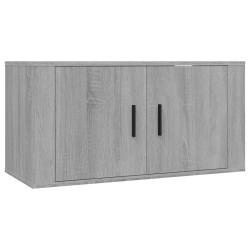 vidaXL TV-Wandschrank Grau Sonoma 80x34,5x40 cm