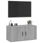 vidaXL TV-Wandschrank Grau Sonoma 80x34,5x40 cm vidaXL TV-Wandschrank Grau Sonoma 80x34,5x40 cm