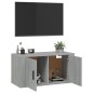vidaXL TV-Wandschrank Grau Sonoma 80x34,5x40 cm vidaXL TV-Wandschrank Grau Sonoma 80x34,5x40 cm