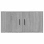 vidaXL TV-Wandschrank Grau Sonoma 80x34,5x40 cm vidaXL TV-Wandschrank Grau Sonoma 80x34,5x40 cm