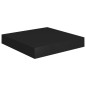 vidaXL Schweberegale 2 Stk. Schwarz 23x23,5x3,8 cm MDF vidaXL Schweberegale 2 Stk. Schwarz 23x23,5x3,8 cm MDF