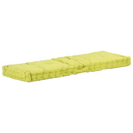 Palettenkissen Baumwolle 120×40×7 cm Grün