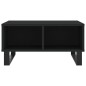 vidaXL Couchtisch Schwarz 60x60x30 cm Holzwerkstoff