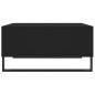 vidaXL Couchtisch Schwarz 60x60x30 cm Holzwerkstoff