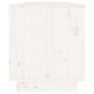 vidaXL TV-Schrank Weiß 110,5x34x40 cm Massivholz Kiefer vidaXL TV-Schrank Weiß 110,5x34x40 cm Massivholz Kiefer