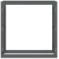 vidaXL Kaminholzregal Grau 100x25x100 cm Massivholz Kiefer vidaXL Kaminholzregal Grau 100x25x100 cm Massivholz Kiefer