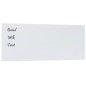 vidaXL Magnettafel Wandmontage Weiß 100x40 cm Hartglas vidaXL Magnettafel Wandmontage Weiß 100x40 cm Hartglas
