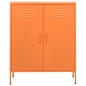 vidaXL Lagerschrank Orange 80x35x101,5 cm Stahl vidaXL Lagerschrank Orange 80x35x101,5 cm Stahl