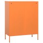 vidaXL Lagerschrank Orange 80x35x101,5 cm Stahl vidaXL Lagerschrank Orange 80x35x101,5 cm Stahl