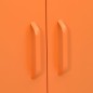 vidaXL Lagerschrank Orange 80x35x101,5 cm Stahl vidaXL Lagerschrank Orange 80x35x101,5 cm Stahl