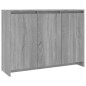 vidaXL Sideboard Sonoma-Eiche Grau 102x33x75 cm Holzwerkstoff vidaXL Sideboard Sonoma-Eiche Grau 102x33x75 cm Holzwerkstoff
