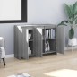 vidaXL Sideboard Sonoma-Eiche Grau 102x33x75 cm Holzwerkstoff vidaXL Sideboard Sonoma-Eiche Grau 102x33x75 cm Holzwerkstoff
