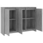 vidaXL Sideboard Sonoma-Eiche Grau 102x33x75 cm Holzwerkstoff vidaXL Sideboard Sonoma-Eiche Grau 102x33x75 cm Holzwerkstoff