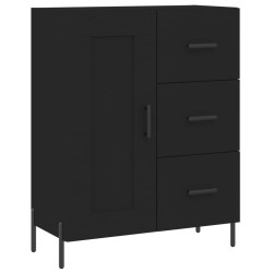 vidaXL Sideboard Schwarz 69,5x34x90 cm Holzwerkstoff