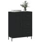 vidaXL Sideboard Schwarz 69,5x34x90 cm Holzwerkstoff vidaXL Sideboard Schwarz 69,5x34x90 cm Holzwerkstoff