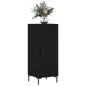 vidaXL Sideboard Schwarz 34,5x34x90 cm Holzwerkstoff vidaXL Sideboard Schwarz 34,5x34x90 cm Holzwerkstoff