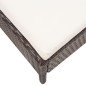 5-tlg. Garten-Sofagarnitur mit Auflagen Poly Rattan Braun 5-tlg. Garten-Sofagarnitur mit Auflagen Poly Rattan Braun