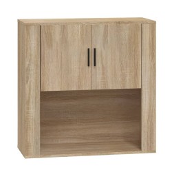 vidaXL Wandschrank Sonoma-Eiche 80x33x80 cm Holzwerkstoff