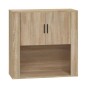 vidaXL Wandschrank Sonoma-Eiche 80x33x80 cm Holzwerkstoff vidaXL Wandschrank Sonoma-Eiche 80x33x80 cm Holzwerkstoff