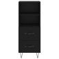 vidaXL Sideboard Schwarz 34,5x34x90 cm Holzwerkstoff vidaXL Sideboard Schwarz 34,5x34x90 cm Holzwerkstoff