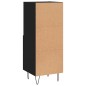 vidaXL Sideboard Schwarz 34,5x34x90 cm Holzwerkstoff vidaXL Sideboard Schwarz 34,5x34x90 cm Holzwerkstoff