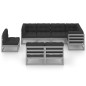 vidaXL 8-tlg. Garten-Lounge-Set mit Kissen Kiefer Massivholz vidaXL 8-tlg. Garten-Lounge-Set mit Kissen Kiefer Massivholz