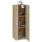 vidaXL TV-Wandschrank Sonoma-Eiche 40x34,5x100 cm vidaXL TV-Wandschrank Sonoma-Eiche 40x34,5x100 cm