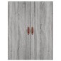 Highboard Grau Sonoma 69,5x34x180 cm Holzwerkstoff Highboard Grau Sonoma 69,5x34x180 cm Holzwerkstoff