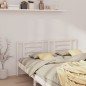 vidaXL Kopfteil Weiß 206x4x100 cm Massivholz Kiefer