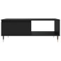 vidaXL Couchtisch Schwarz 90x60x35 cm Holzwerkstoff vidaXL Couchtisch Schwarz 90x60x35 cm Holzwerkstoff