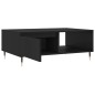 vidaXL Couchtisch Schwarz 90x60x35 cm Holzwerkstoff vidaXL Couchtisch Schwarz 90x60x35 cm Holzwerkstoff