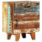 vidaXL Nachttisch Handgeschnitzt 40x30x50 cm Altholz Massiv vidaXL Nachttisch Handgeschnitzt 40x30x50 cm Altholz Massiv