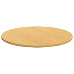 vidaXL Tischplatte Ø80x1,5 cm Bambus