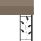 vidaXL Wand-Pavillon 3x3x2,5 m Taupe vidaXL Wand-Pavillon 3x3x2,5 m Taupe