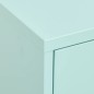 vidaXL Lagerschrank Minzgrün 80x35x101,5 cm Stahl vidaXL Lagerschrank Minzgrün 80x35x101,5 cm Stahl
