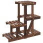 vidaXL Blumenständer 58x25x51 cm Massivholz Tanne vidaXL Blumenständer 58x25x51 cm Massivholz Tanne